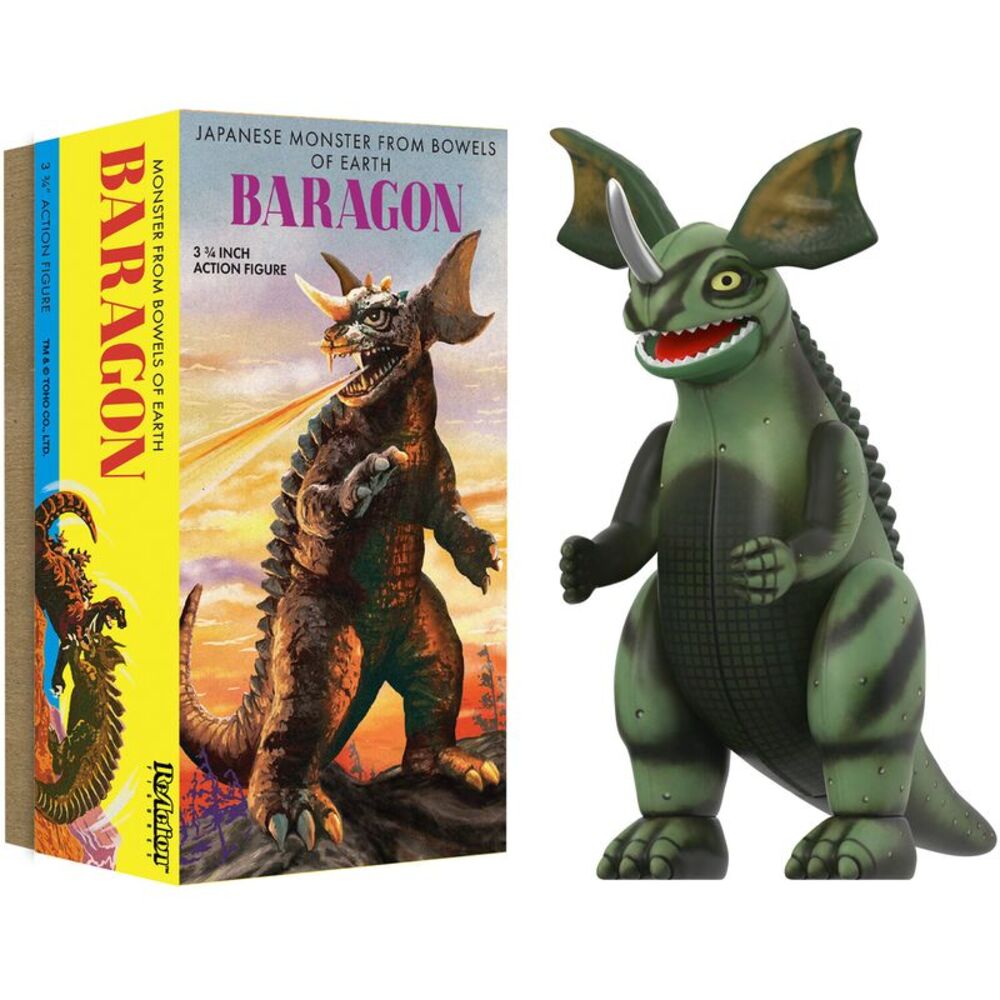 Super7 - Toho - ReAction Wv1 - Baragon (Marusan Tin)  COLLECTIBLES